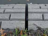 detail betonnen rand Stadsbuitengracht