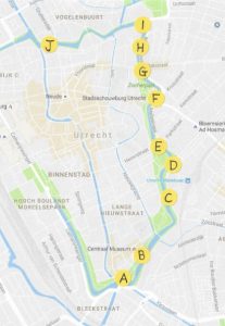 overzichtskaart locaties Vergroening Singel