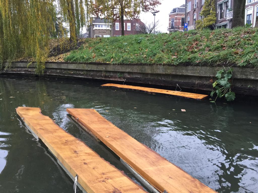 SUPfup net afgeleverd bij Noorderbrug, dec 2018